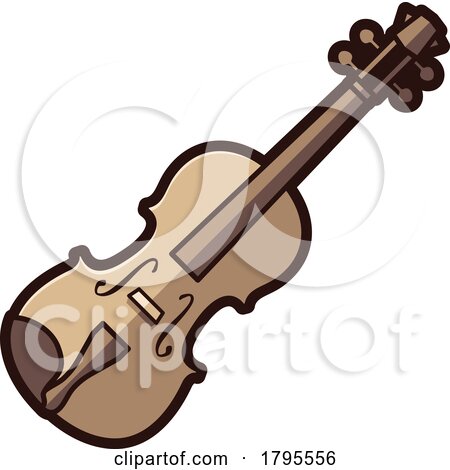 Violin Instrument Icon by Any Vector