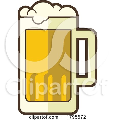 Icon of Beer in a Mug by Any Vector
