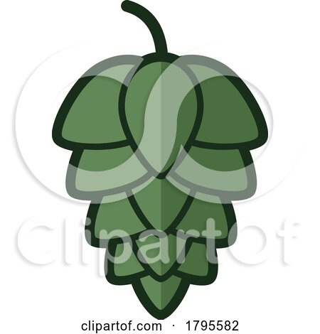 Green Hop Icon by Any Vector