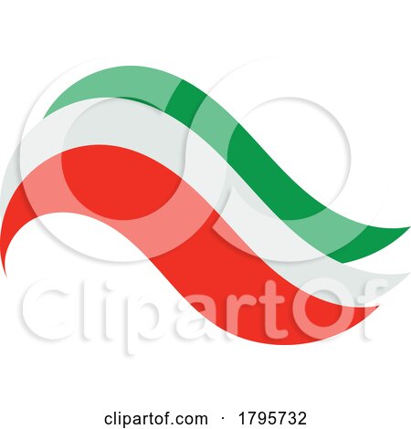 Italian Flag Ribbon by Domenico Condello