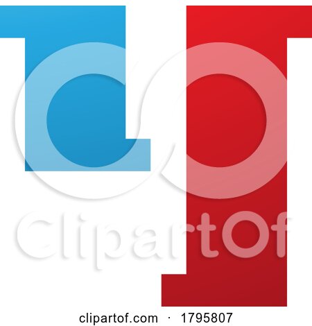 Red and Blue Stamp Shaped Letter Y Icon by cidepix