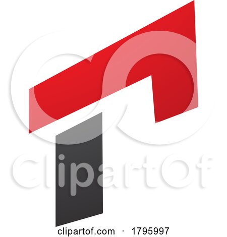 Red and Black Rectangular Letter R Icon by cidepix