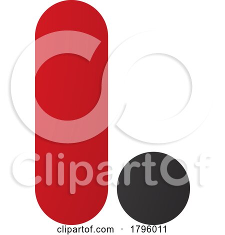Red and Black Rounded Letter L Icon by cidepix