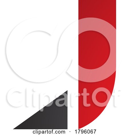 Red and Black Letter J Icon with a Triangular Tip by cidepix