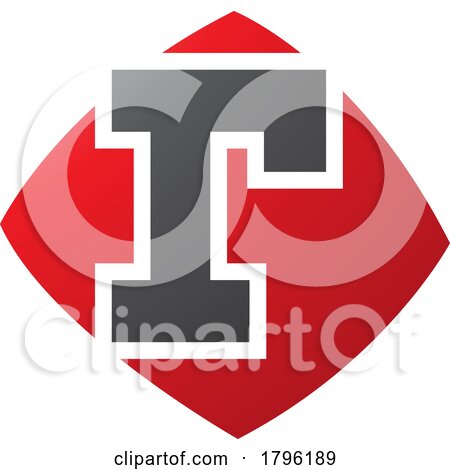 Red and Black Bulged Square Shaped Letter R Icon by cidepix