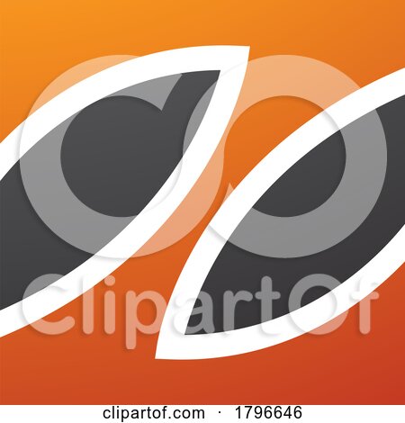 Orange and Black Square Shaped Letter Z Icon by cidepix