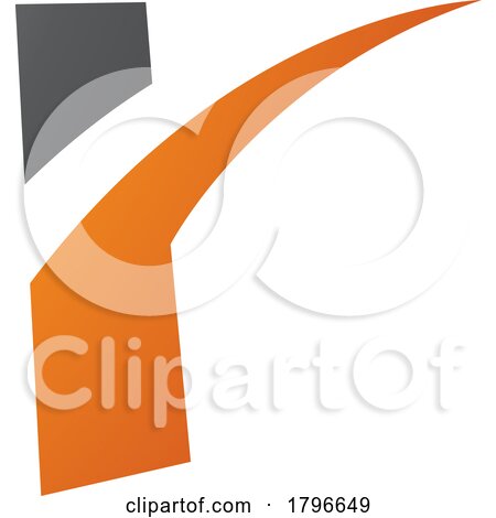 Orange and Black Spiky Shaped Letter R Icon by cidepix