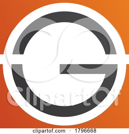 Orange and Black Round and Square Letter G Icon by cidepix