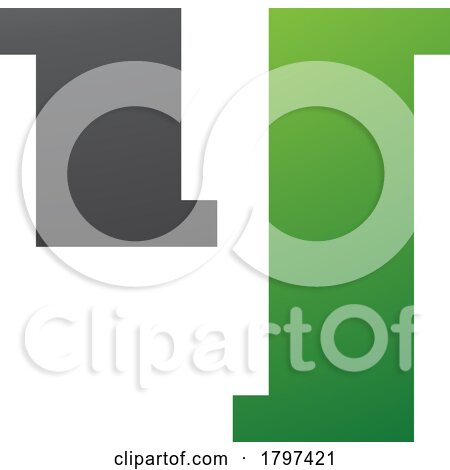 Green and Black Stamp Shaped Letter Y Icon by cidepix