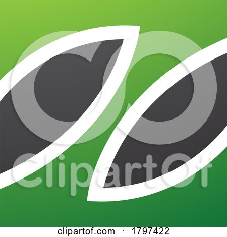 Green and Black Square Shaped Letter Z Icon by cidepix