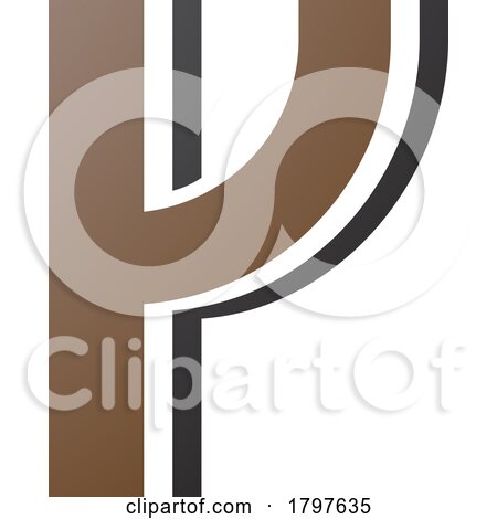 Brown and Black Striped Shaped Letter Y Icon by cidepix