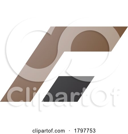 Brown and Black Rectangular Italic Letter C Icon by cidepix