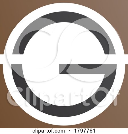 Brown and Black Round and Square Letter G Icon by cidepix