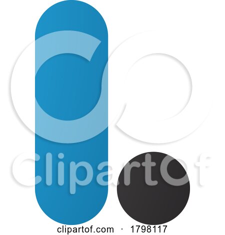 Blue and Black Rounded Letter L Icon by cidepix