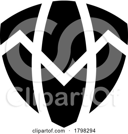 Black Shield Shaped Letter T Icon by cidepix