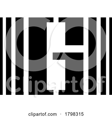 Black Letter G Icon with Vertical Stripes by cidepix