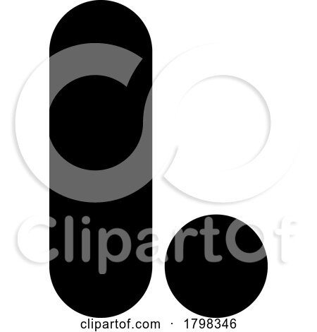 Black Rounded Letter L Icon by cidepix