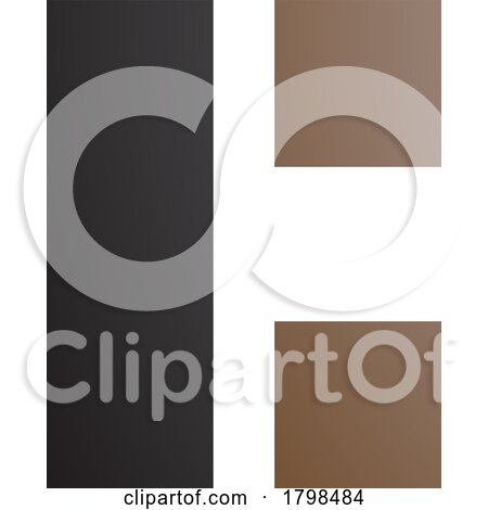 Black and Brown Rectangular Letter C Icon by cidepix