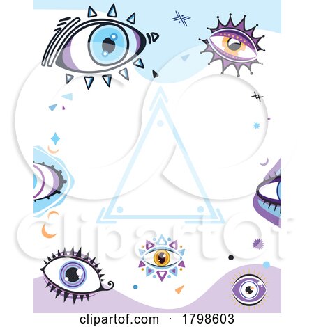 Mystic Eye Background by Vector Tradition SM