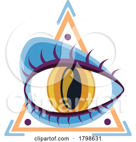 Providence Illuminati Eye in Pyramid Triangle by Vector Tradition SM  #1783629