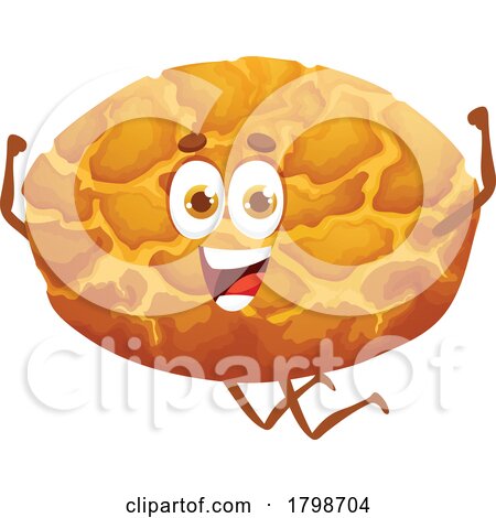 Bread Food Mascot by Vector Tradition SM