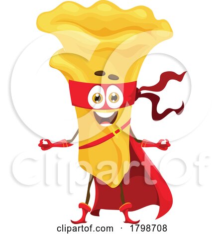 Super Campanelle Food Mascot by Vector Tradition SM