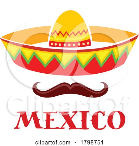 Sombrero Mexico Design by Vector Tradition SM