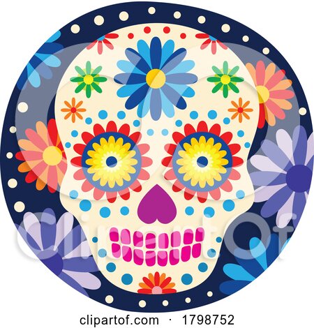 Sugar Skull Mexico Design by Vector Tradition SM