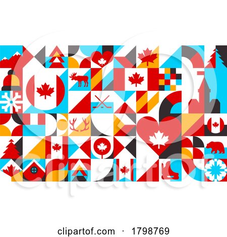 Canadian Tile Pattern Background by Vector Tradition SM