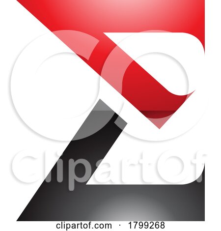 Red and Black Sharp Glossy Elegant Letter E Icon by cidepix