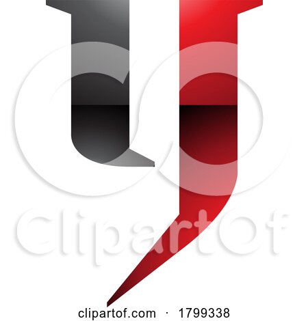 Red and Black Glossy Lowercase Letter Y Icon by cidepix