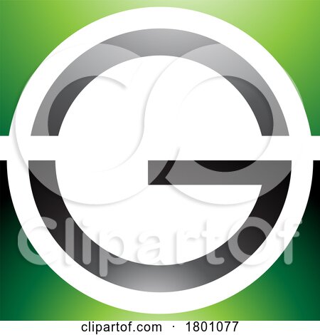 Green and Black Glossy Round and Square Letter G Icon by cidepix