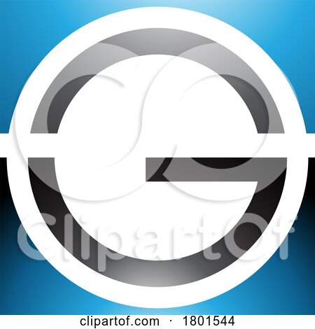 Blue and Black Glossy Round and Square Letter G Icon by cidepix