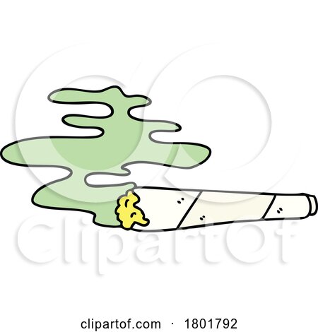 Cartoon Clipart Doobie by lineartestpilot