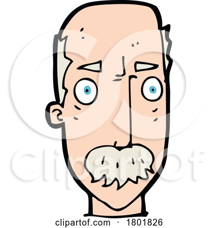 Cartoon Clipart Annoyed Man by lineartestpilot