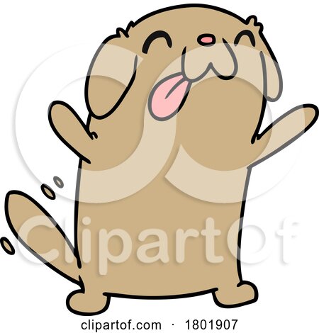 Cartoon Clipart Dog by lineartestpilot