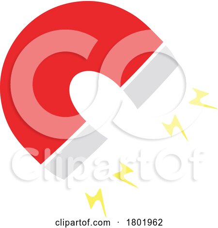 Cartoon Clipart Magnet by lineartestpilot