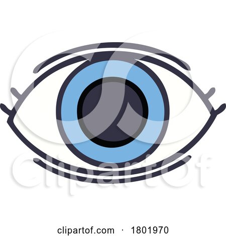 Cartoon Clipart Eye by lineartestpilot
