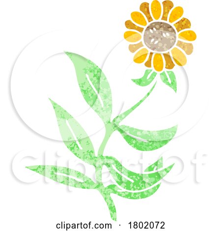 Cartoon Clipart Sunflower by lineartestpilot