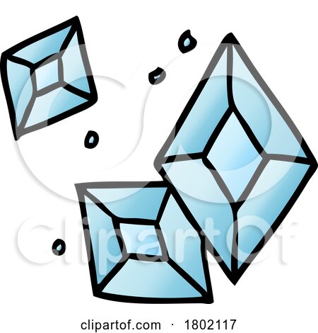 Cartoon Clipart Diamonds by lineartestpilot