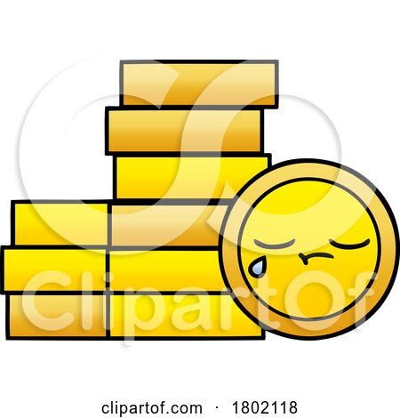 Cartoon Clipart Coins by lineartestpilot
