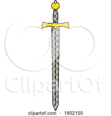 Cartoon Clipart Sword by lineartestpilot