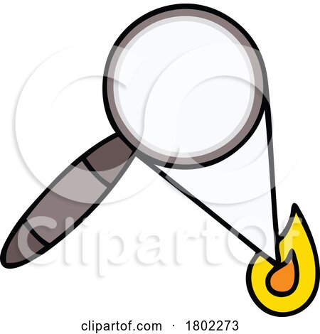 Magnifying Glass Starting a Fire by lineartestpilot