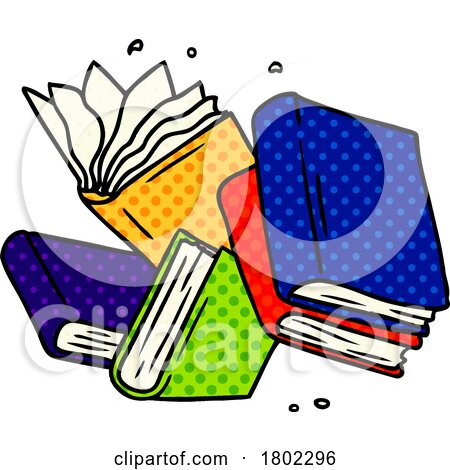 Cartoon Clipart Books by lineartestpilot