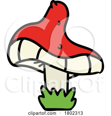 Cartoon Clipart Mushroom by lineartestpilot