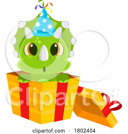 Cartoon Clipart Birthday Dinosaur by Hit Toon