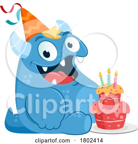 Cartoon Clipart Party Monster by Hit Toon