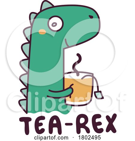Cartoon Tea Rex by yayayoyo