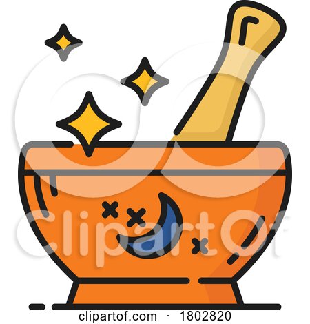 Magical Mortar and Pestle by Vector Tradition SM