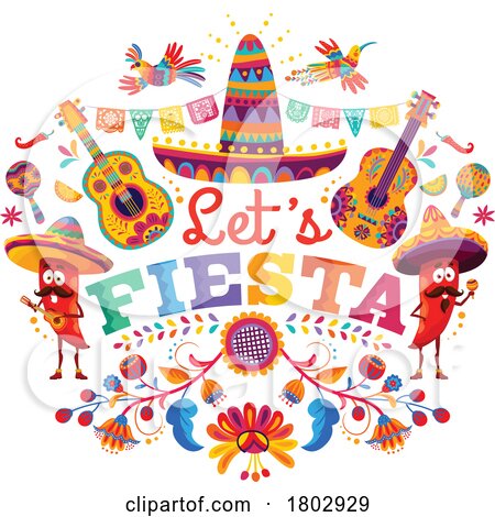 Mexican Party Design by Vector Tradition SM